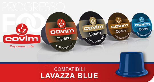 Capsule Covim Opera Compatibili Lavazza Blue